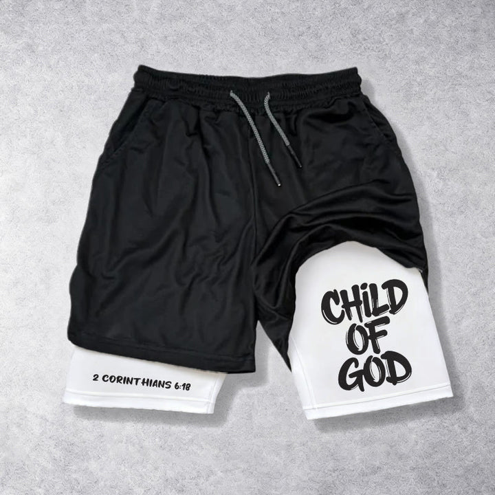 Christianartworkshop 2 Corinthians 6:18 Child Of God Performance Shorts - image 16