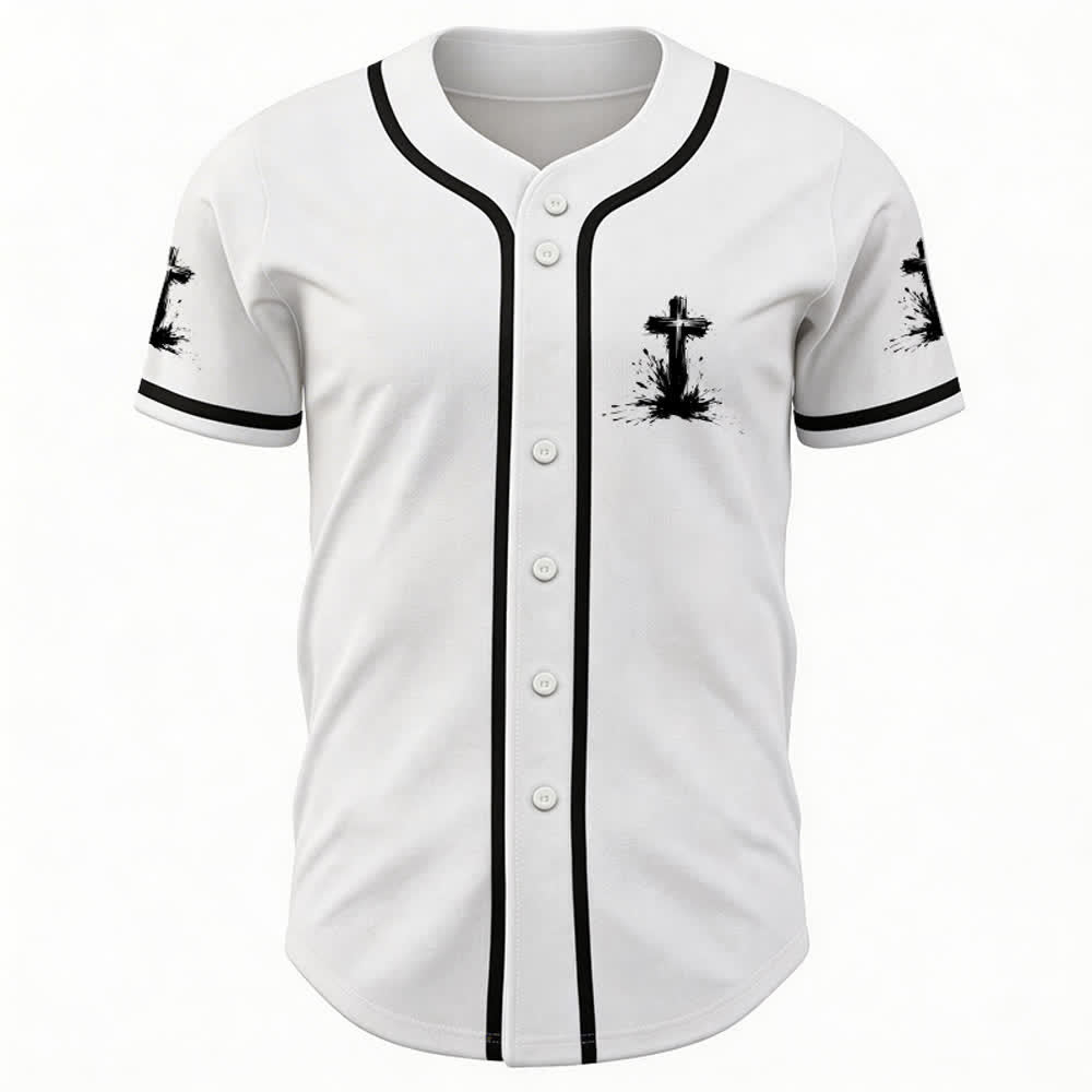 Christianartworkshop Not All Superheroes Wear Capes A Cross Unisex Baseball Jersey - image 6