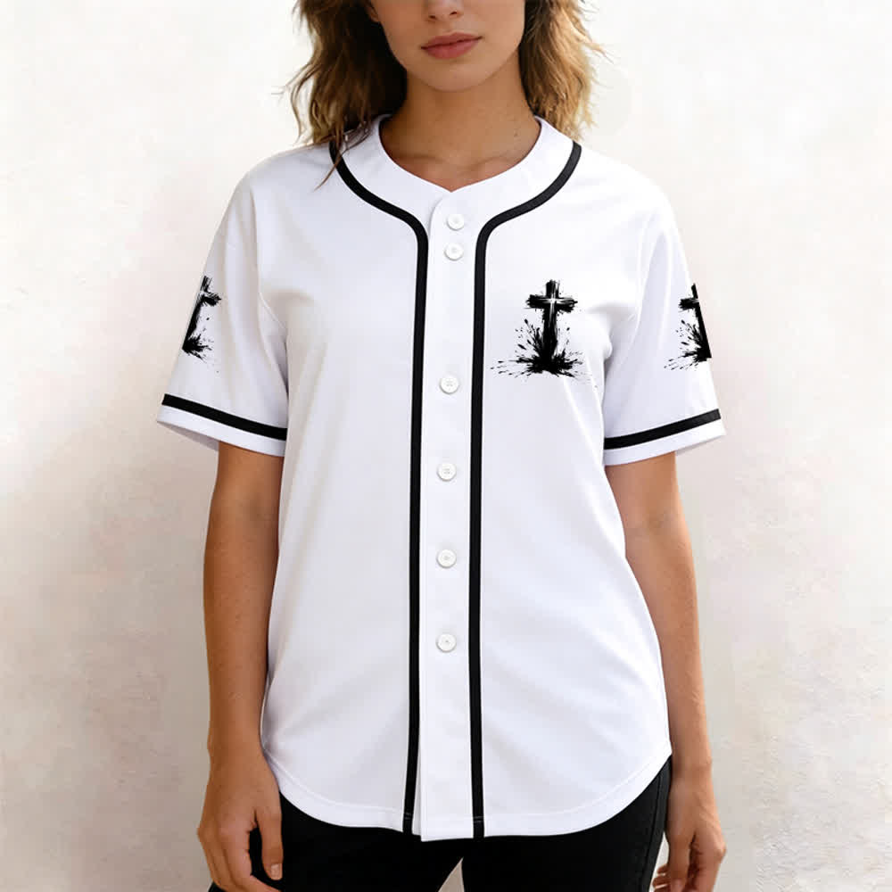 Christianartworkshop Not All Superheroes Wear Capes A Cross Unisex Baseball Jersey - image 4