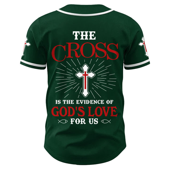 Christianartworkshop The Cross Is The Evidence Of God's Love Unisex Baseball Jersey - image 26