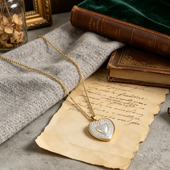 Christianartworkshop Natural White Pearl Saint Necklace: Sacred Heart, Jesus, Our Lady & St. Michael - image 11