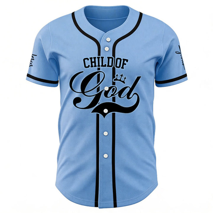 Christianartworkshop Child Of God Personalized Name Number Unisex Custom Baseball Jersey - image 18
