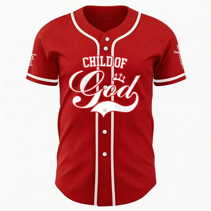 Christianartworkshop Child Of God Personalized Name Number Unisex Custom Baseball Jersey - image 12