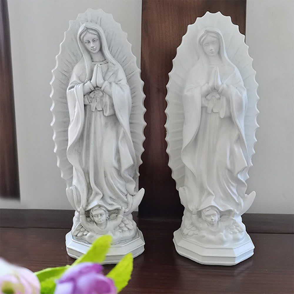 Christianartworkshop Modern Our Lady of Guadalupe Statue: Christian Aesthetic Home Decor - image 8