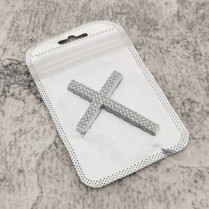 Christianartworkshop Durable Metal Cross Car Decal: Remind of His Quiet Guidance on the Road - image 19