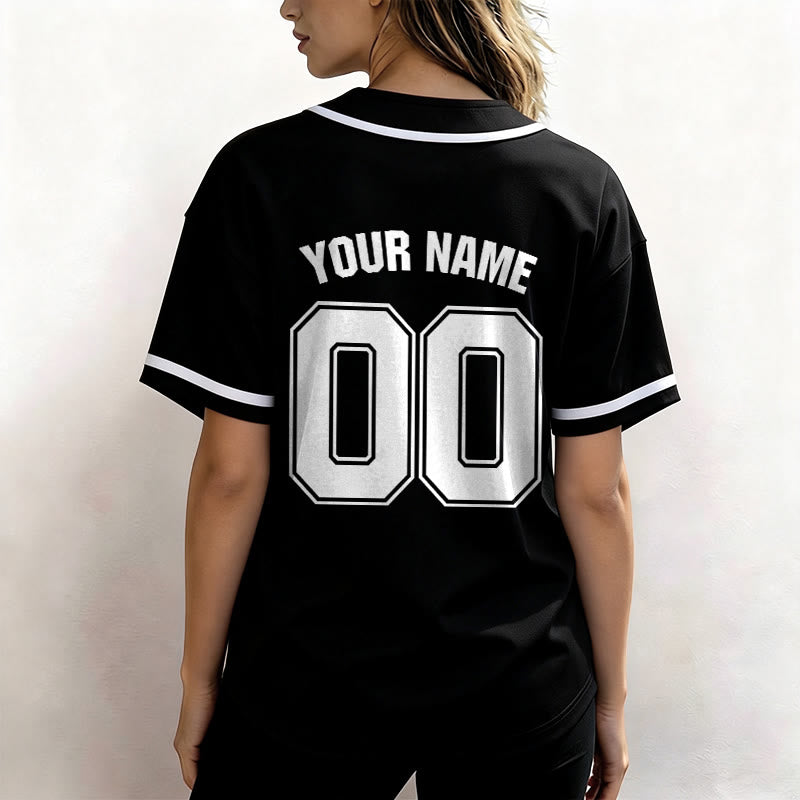 Christianartworkshop Faith Over Fear Custom Name Number Unisex Baseball Jersey - image 5