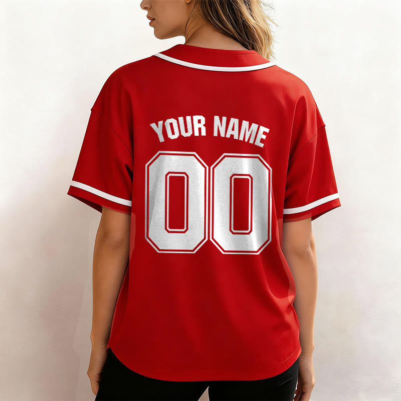 Christianartworkshop Faith Over Fear Custom Name Number Unisex Baseball Jersey - image 26