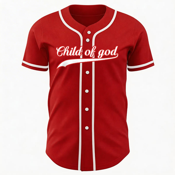 Christianartworkshop Child Of God Custom Name Number Unisex Baseball Jersey - image 27