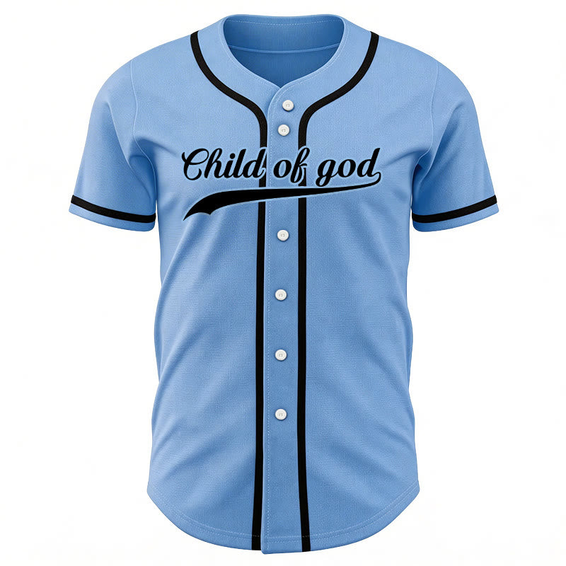 Christianartworkshop Child Of God Custom Name Number Unisex Baseball Jersey - image 48