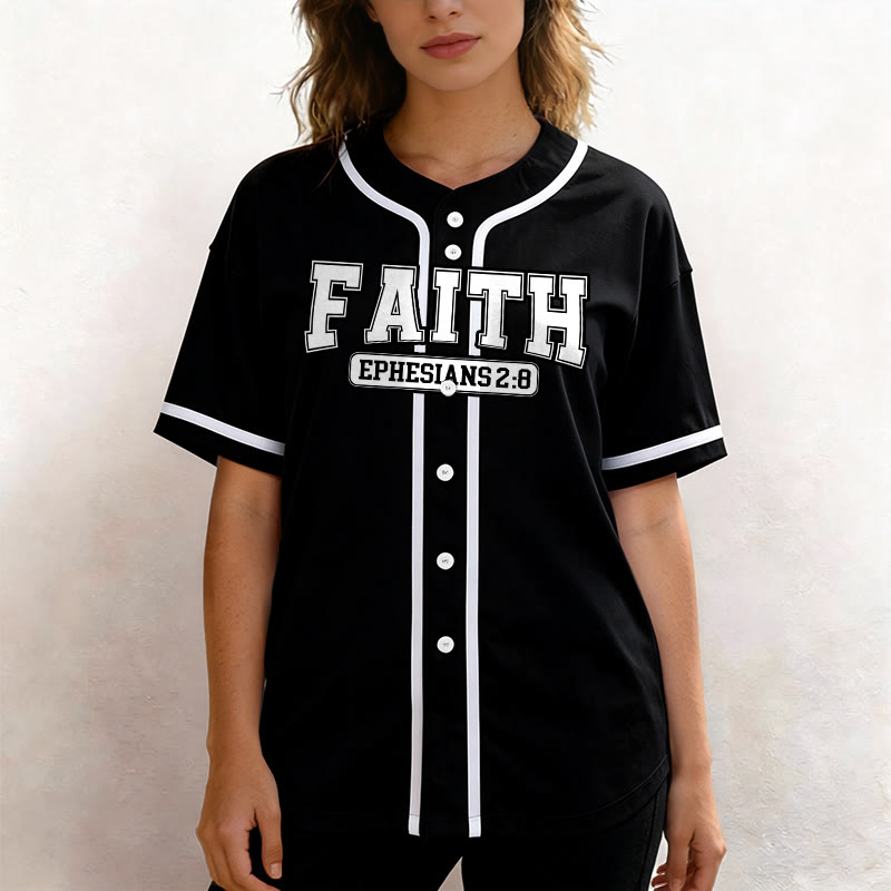 Christianartworkshop Faith Ephesians 2:8 Custom Name Number Baseball Jersey - image 32