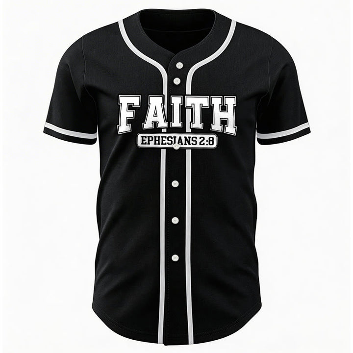 Christianartworkshop Faith Ephesians 2:8 Custom Name Number Baseball Jersey - image 34