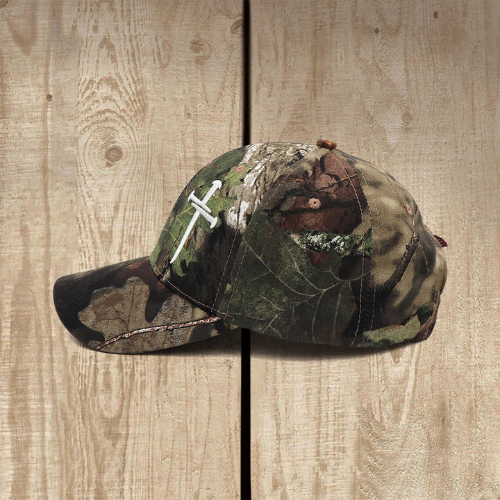 Christianartworkshop Nail Cross Crown of Thorns Embroidered Trucker Hat - image 6