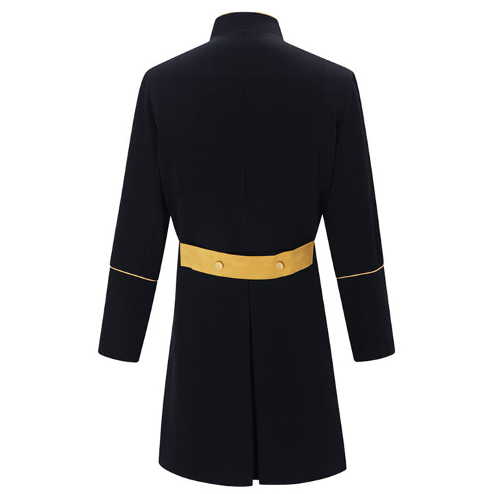 Christianartworkshop Traditional Stand Collar Clergy Robe with Golden Buttons & MultiColor Options - image 2