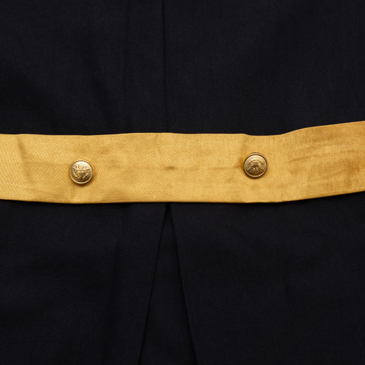 Christianartworkshop Traditional Stand Collar Clergy Robe with Golden Buttons & MultiColor Options - image 4
