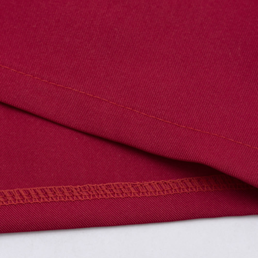Christianartworkshop Traditional Burgundy Clergy Robe with Gold Cross & V Neck Trim - image 7