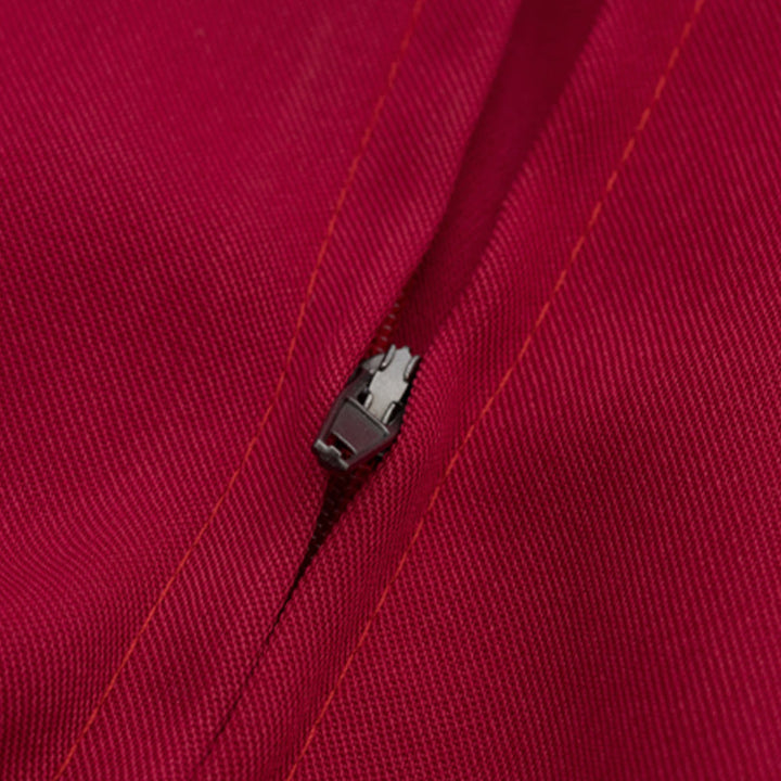 Christianartworkshop Traditional Burgundy Clergy Robe with Gold Cross & V Neck Trim - image 9