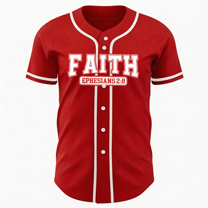 Christianartworkshop Faith Custom Name Number Baseball Jersey - image 27