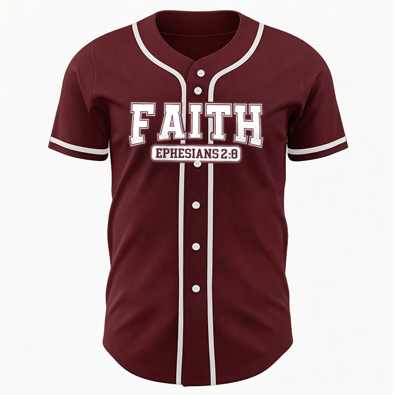 Christianartworkshop Faith Custom Name Number Baseball Jersey - image 41