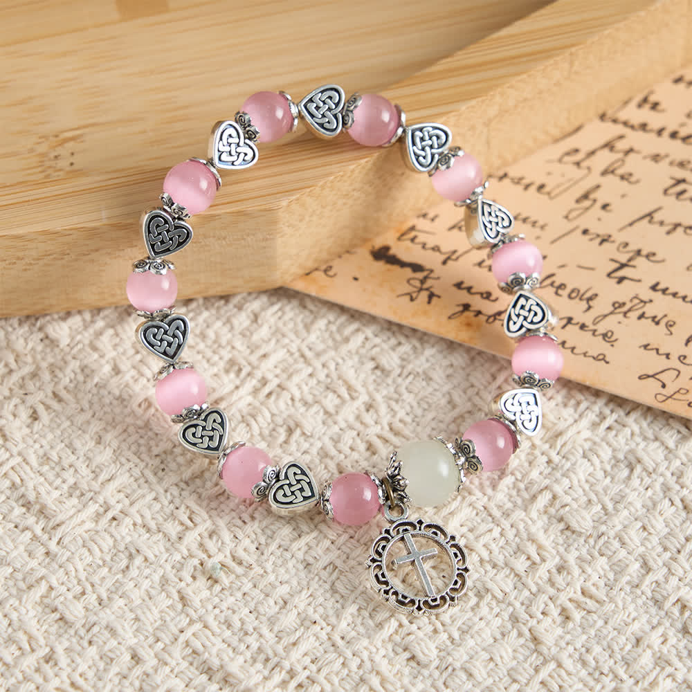 Christianartworkshop Celtic Knot Cat’s Eye Bracelet: Gentle Companion of Daily Grace - image 10