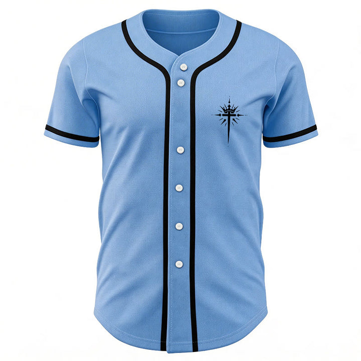 Christianartworkshop Jesus Is King Angel Wings Cross Faith Statement Custom Baseball Jersey - image 48