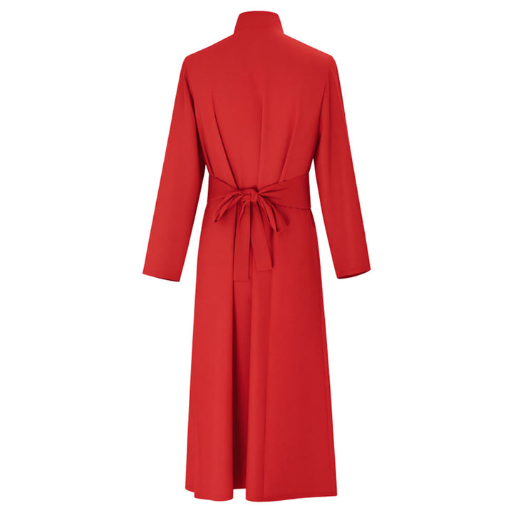 Christianartworkshop Elegant Tri-Color Liturgical Clergy Robes with Waistband & Cross - image 7