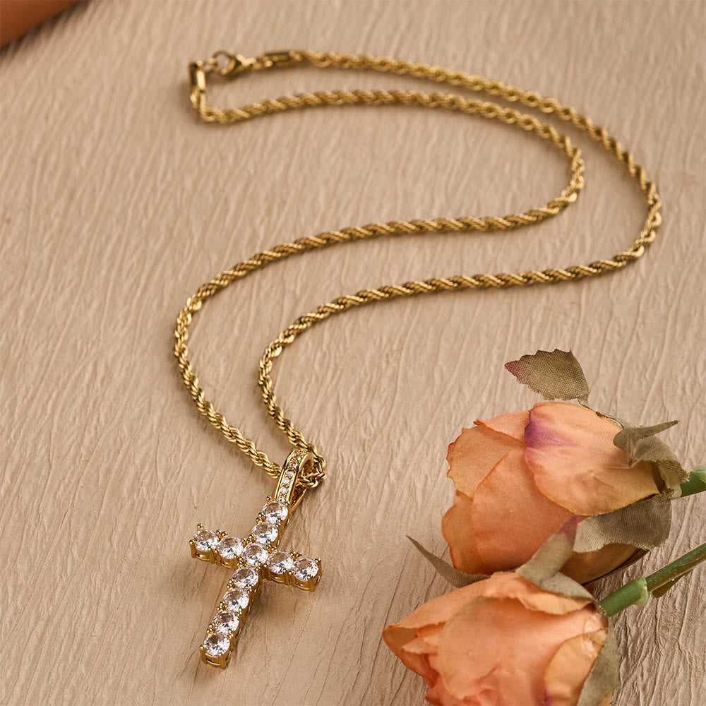 Christianartworkshop Our Lady of Guadalupe Medallion Necklace with Double Zircon Halo: A Reminder of Divine Grace - image 3