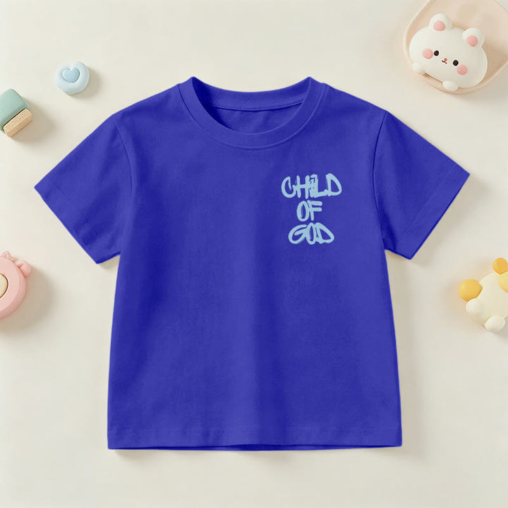 Christianartworkshop Devotional Scripture Verse Child of God Psalm 23 Kids T-Shirt - image 8