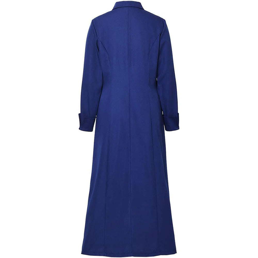 Christianartworkshop Women's Pastor Robe With Collar Cross Motif And Feminine Silhouette Women's Clergy Robe - image 11