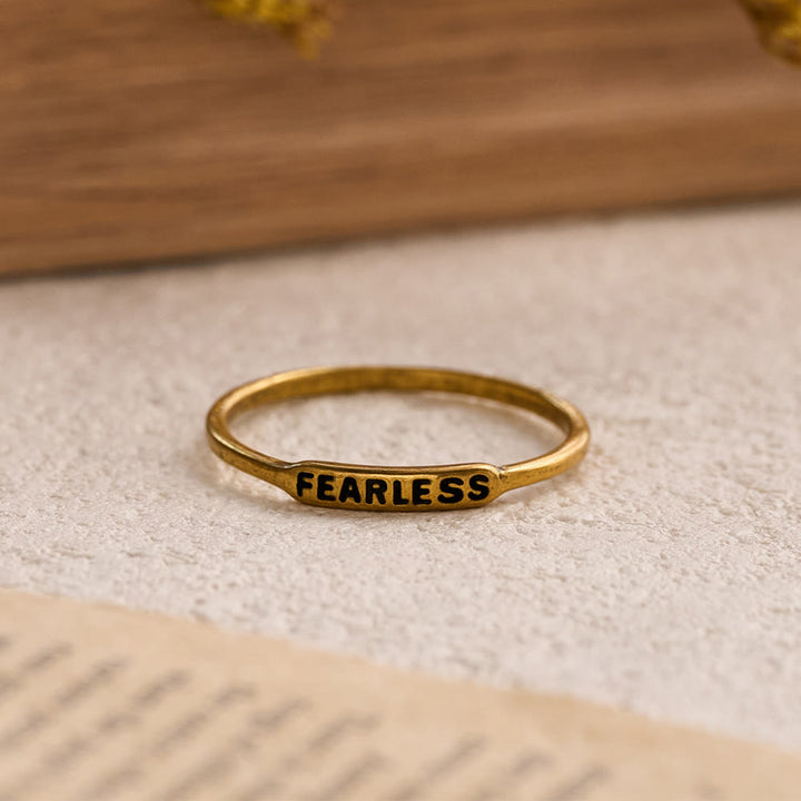 Christianartworkshop Refined Stackable Ring Set with Engraved BLESSED/FAITH/HOPE Text: An Emblem of Quiet Devotion - image 7