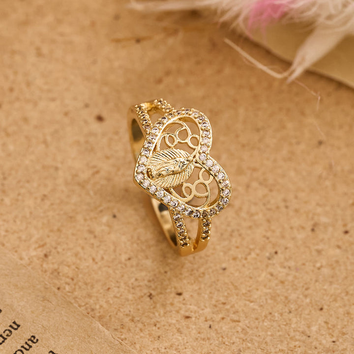 Christianartworkshop Heart-Shaped Our Lady of Guadalupe Zircon Ring: A Symbol of Divine Love - image 4
