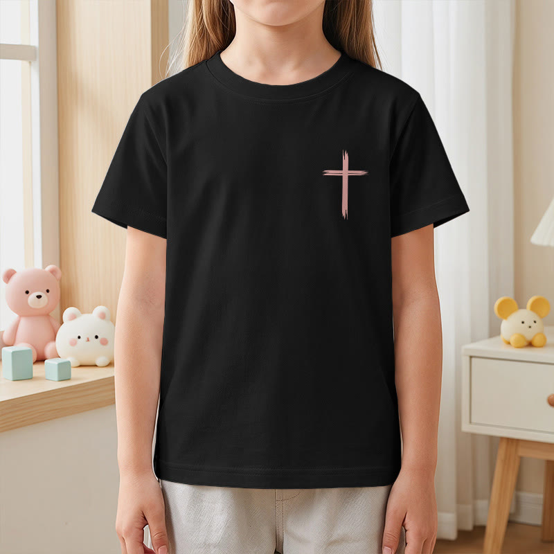 Christianartworkshop Classic "Let All You Do Be Done In Love" Floral Frame Faith Kids Short Sleeve T-Shirt - image 41