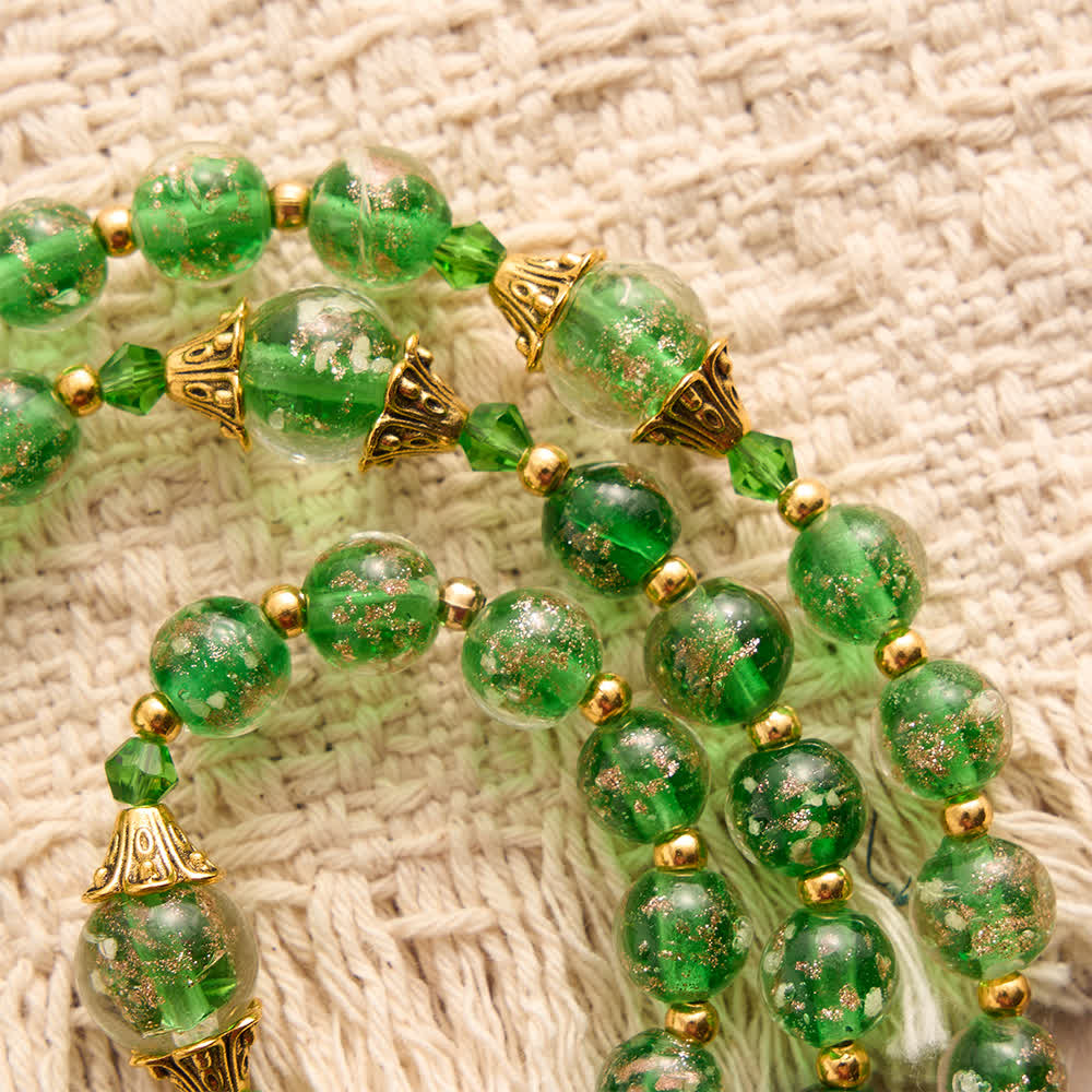 Christianartworkshop Emerald Glimmer St.Jude Rosary Honoring Saint Jude & Holy Eucharist - image 7