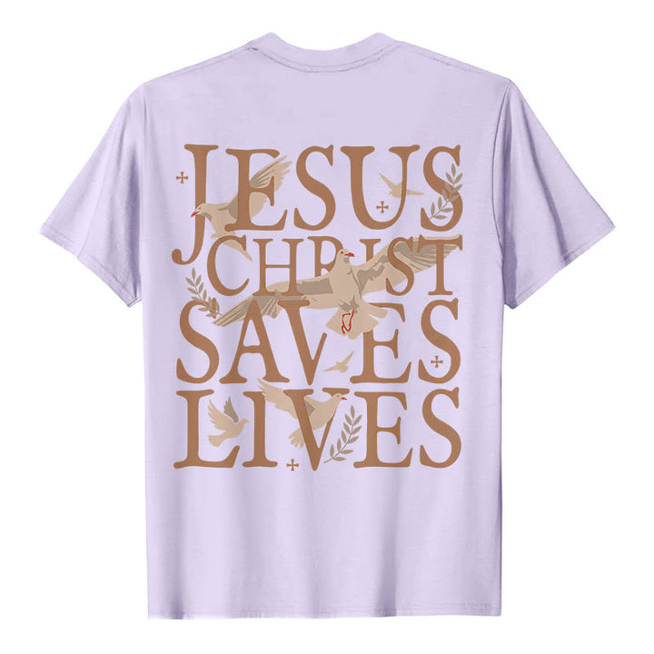 Christianartworkshop Jesus Face and Crown of Thorns Graphic T-Shirt - image 19