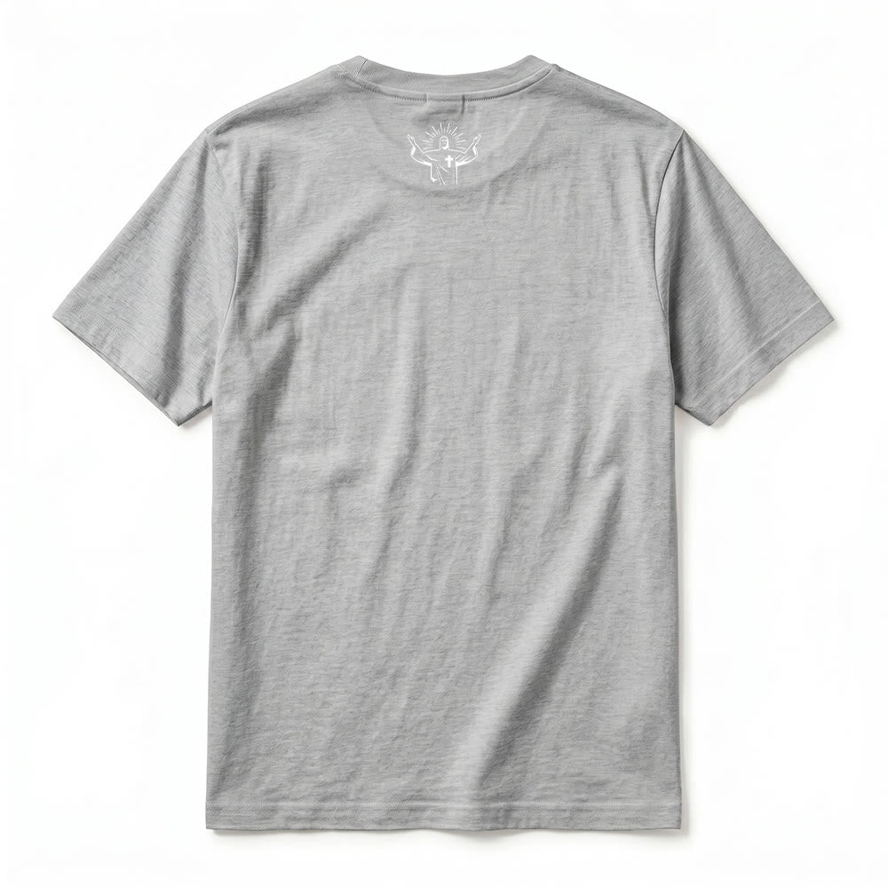 Christianartworkshop Stop Overthinking God's Will Quote Premium Short Sleeve T-Shirt - image 15