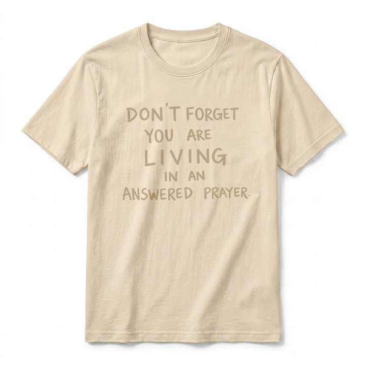 Christianartworkshop Faithful Gratitude "Answered Prayer" Premium Short Sleeve T-Shirt - image 17
