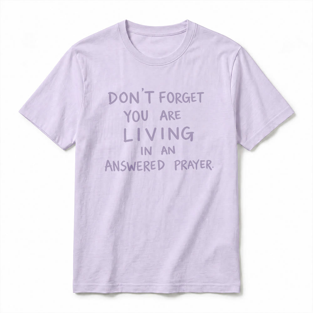 Christianartworkshop Faithful Gratitude "Answered Prayer" Premium Short Sleeve T-Shirt - image 8