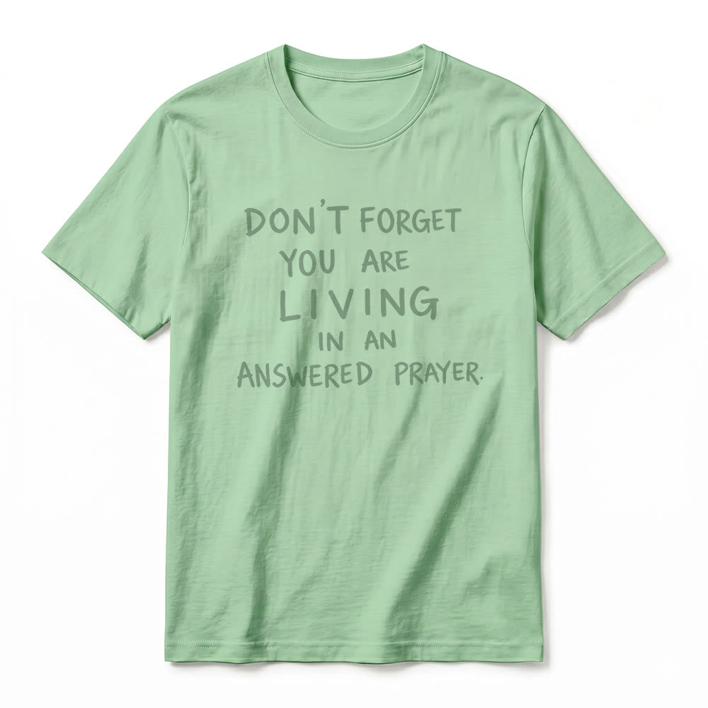 Christianartworkshop Faithful Gratitude "Answered Prayer" Premium Short Sleeve T-Shirt - image 23