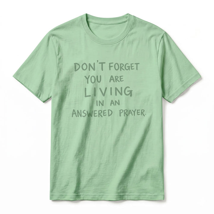 Christianartworkshop Faithful Gratitude "Answered Prayer" Premium Short Sleeve T-Shirt - image 23