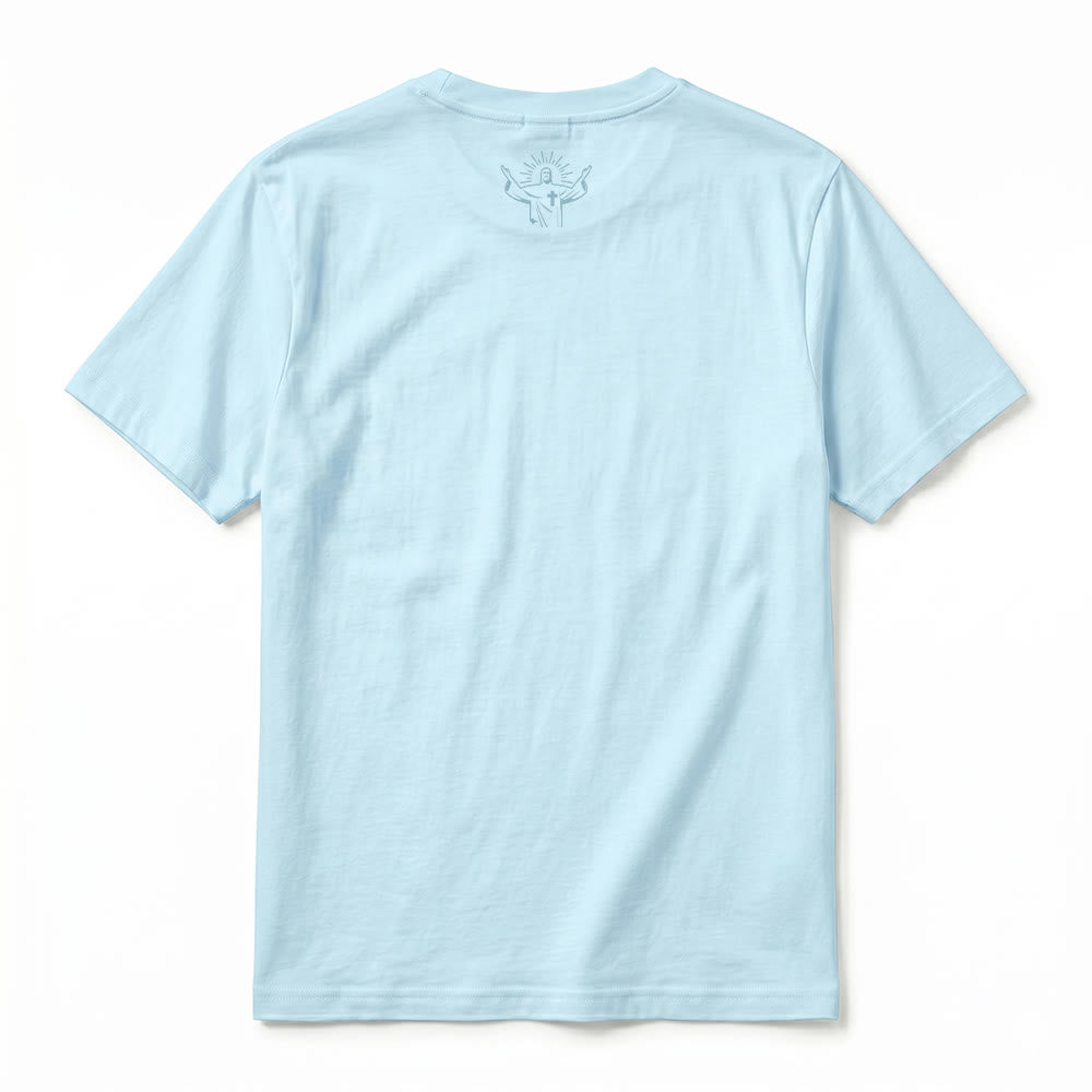 Christianartworkshop "Heaven Is On Top Of My Bucket List" Lavender Premium Short Sleeve T-Shirt - image 18