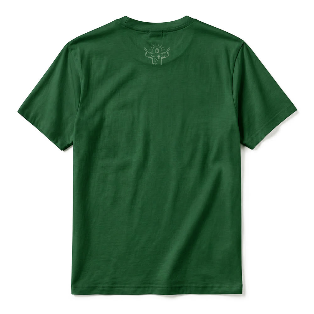 Christianartworkshop All Battles Are Won In Prayer Faith Affirmation Premium Short Sleeve T-Shirt - image 24