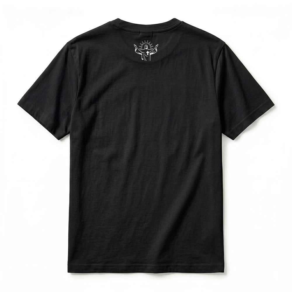 Christianartworkshop "But God Made a Way" Floral Letter Premium Short Sleeve T-Shirt - image 9