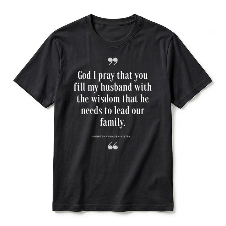 Christianartworkshop "God I Pray That You Fill My Husband With Wisdom" Premium Short Sleeve T-Shirt - image 11