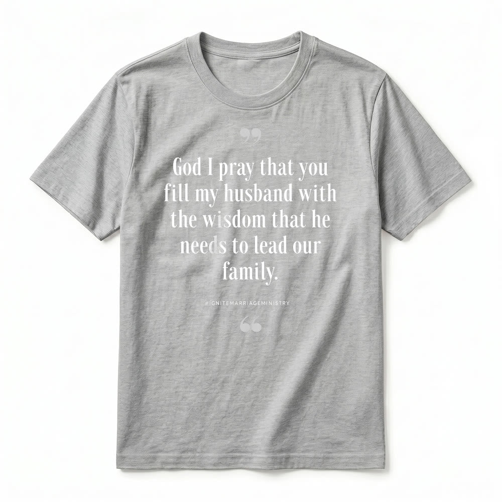 Christianartworkshop "God I Pray That You Fill My Husband With Wisdom" Premium Short Sleeve T-Shirt - image 20