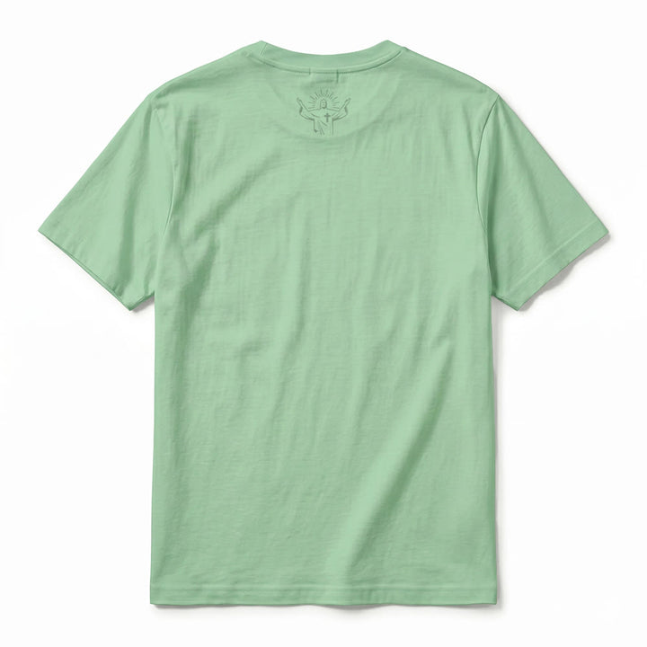 Christianartworkshop Cross with Ribbon & Bow Premium Short Sleeve T-Shirt - image 24