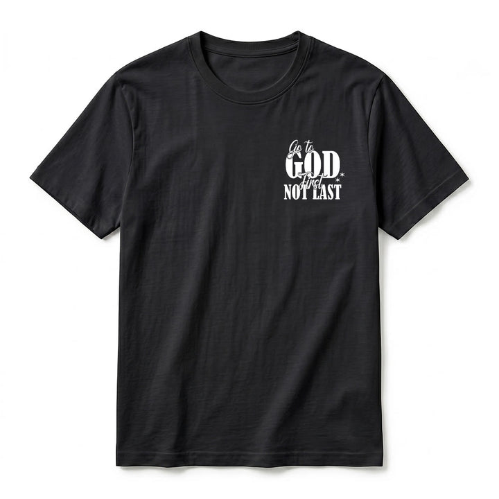 Christianartworkshop "Go to God First" Faith Reminder Premium Short Sleeve T-Shirt - image 11