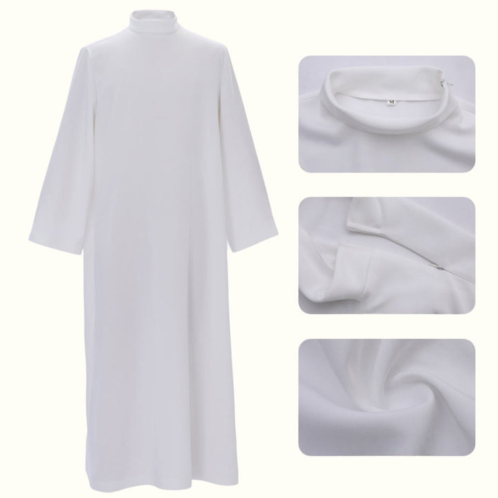 Christianartworkshop Plain White Liturgical Alb for Sacred Ceremonies - image 5