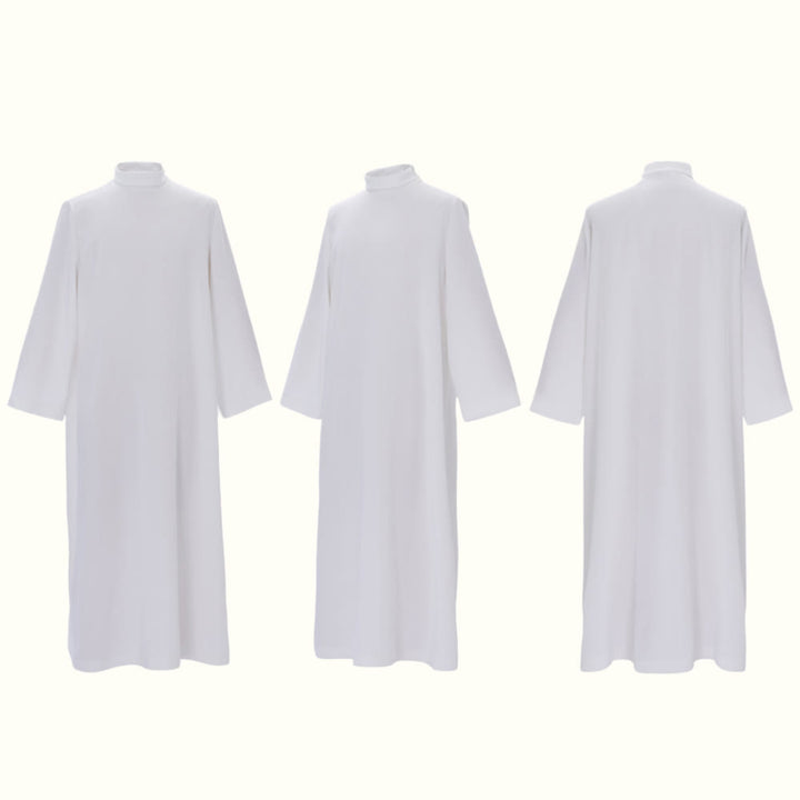 Christianartworkshop Plain White Liturgical Alb for Sacred Ceremonies - image 6