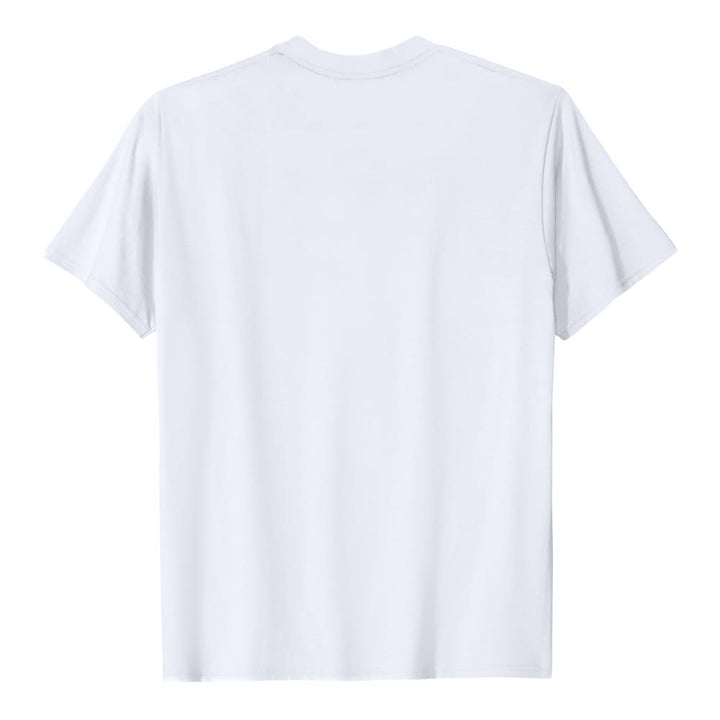 Christianartworkshop JESUS Overlay Cursive Changed My Life Romans 10:13 Triple Layer Text Premium Short Sleeve T-Shirt - image 2