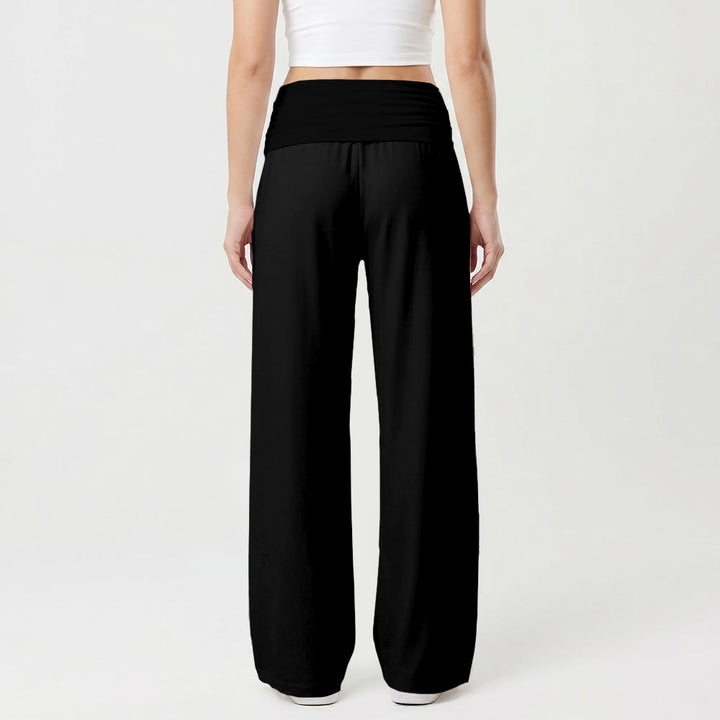 Christianartworkshop I Am A Child Of God Rough Brush Block Letter Front Thigh Print Wide Leg Pants - image 5