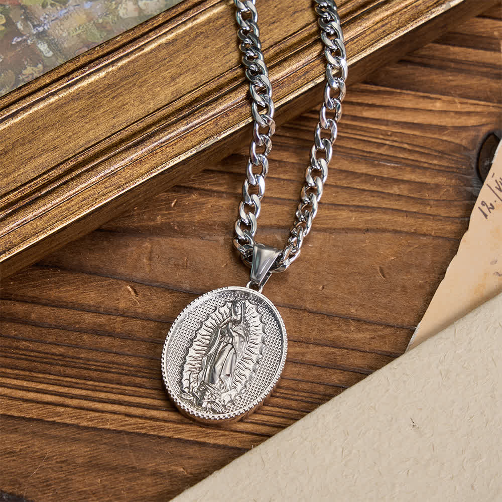 Christianartworkshop Our Lady of Guadalupe Virgin Mary Necklace - image 2